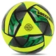 Мяч футбольный №5 PU ламинированная гибридная сшивка HYBRID SOCCERMAX FB-4126 (PU, желтый-зеленый) - изображение 3