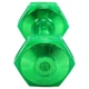 Гантель для фитнеса с покрытием TPU 1 штука Zelart Jelly Urethane Coated Dumbbell TA-2946-10LB (1x4,5кг) (1шт, TPU, салатовый) - изображение 3