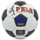 Мяч футбольный №5 PU Гриппи сшит вручную BALLONSTAR PELE FB-0174 Белый-черный - изображение 1