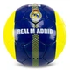 Мяч футбольный №5 ламинированный сшит вручную BALLONSTAR REAL MADRID CRYSTAL FB-7959 Синий‑жёлтый - изображение 1