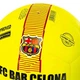 Мяч футбольный №5 PU ламинированный гибридная сшивка HYBRID BALLONSTAR BARCELONA FB-7955 Желтый - изображение 4