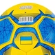 Мяч футбольный №5 PU Гриппи сшит вручную BALLONSTAR UKRAINE FB-5182 Желтый-голубой - изображение 4
