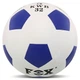 М’яч футбольний №5 PU ламінований клеєний FOX SOFT TOUCH FB-7628 Біло-синій - зображення 4