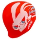 Шапочка для плавания силиконовая для взрослых MD Bunny M057415 Красный - изображение 4