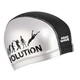 Шапочка для плавания текстильная MD Husky Evolution M058412 Серебряный - изображение 1