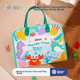 Тканевая книжка-грызунок Jollybaby на липучках, для новорожденных 0-6 месяцев, морской стиль - изображение 4
