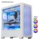 Корпус PHANTEKS XT523 White, ATX, с ультрастеклянной боковой панелью, для водяного охлаждения, сетчатая панель, 10 мест для вентиляторов, Type-C Gen2, поддержка 5080 - изображение 4