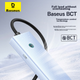 Док-станция расширения Baseus USB 3.0, разветвитель для зарядки и подключения к хабу, универсальный адаптер-конвертер для ноутбуков Huawei и Lenovo, автомобильное крепление, 50 см. - изображение 9