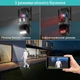 IP-камера видеонаблюдения Wi-Fi A44H Full HD 8MP (2×4MP) 360°, двойной объектив, поворотная PTZ камера, ночное видение, AI датчик движения, ICSee, IP66 - изображение 3