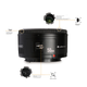 Объектив YONGNUO YN50mm F1.8 стандартный автофокусный для Canon EF - изображение 6