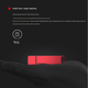 Портативный SSD-накопитель Thinkplus Lenovo, 1 ТБ, скорость передачи данных 1000 МБ/с, USB 3.2, большой объем памяти, для телефонов и компьютеров, офисного использования, TU100Pro, красный. - зображення 5
