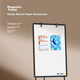 Доска для рисования Kemi CM60902S 60x90 см на штативе с регулировкой высоты, для офиса и дома - изображение 8