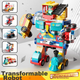 FEELO, совместимый с крупными строительными блоками LEGO, игрушка для мальчиков и девочек, подарок на день рождения, робот 1669 - изображение 7