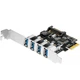 Плата расширения MOGE MC2015 PCI-E на 4 порта USB 3.0 с блоком питания, чип Renesas - изображение 5