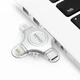 USB-накопичувач IDiskk 512 ГБ, сертифікований MFi, з чотирма входами для телефону, пряме підключення Type-C до комп'ютера, велика ємність, сумісний з Huawei, Android, Apple 15, iPhone 16, флеш-накопичувач для резервного копіювання фотографій - изображение 10