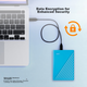 Зовнішній жорсткий диск Western Digital My Passport 2 ТБ USB 3.0 2.5 дюйма, синій - зображення 4