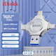USB-накопитель IDiskk 64 ГБ, сертифицированный MFi, с прямым подключением к порту Type-C, большой емкости, совместим с Huawei, Android, Apple iPhone 15, iPhone 16, для резервного копирования фотографий. - изображение 4