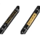 Minsine Bitter Bamboo Refined Dizi Bamboo Flute in C Key, Single White Copper White Coil Professional Performance Transverse Flute Wind Instrument D45 Black - зображення 1