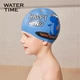 Шапочка для плавания WATERTIME Shuichuan детская силиконовая с защитой ушей, принт «динозавры» - изображение 6