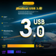 Гігабітна дводіапазонна бездротова мережева карта EDUP 5G, потужний міні-мережевий адаптер USB 3.0 зі швидкістю 1300 Мбіт/с, приймач і передавач, режим точки доступу EP-AC1689GS - зображення 5
