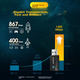 Гігабітна дводіапазонна бездротова мережева карта EDUP 5G, потужний міні-мережевий адаптер USB 3.0 зі швидкістю 1300 Мбіт/с, приймач і передавач, режим точки доступу EP-AC1689GS - зображення 6