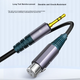 Аудиокабель CHOSEAL QS3555T5 3.5 мм — XLR, 5 м - изображение 9