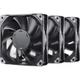 Вентиляторы PHANTEKS M25 140 мм с подшипником FDB и ШИМ-управлением, черные, 3 шт - изображение 1