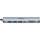 Док-станція Acer Type-C 7 в 1 з Ethernet і картридером SD/TF - зображення 3