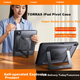 Чехол TORRAS для iPad 10/11 с чипом A14/A16 противоударный с держателем стилуса и подставкой, черный - изображение 4