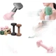 Гантели Keep Cloud Feel квадратные с пластиковым покрытием 2 кг, 2 шт, розовые, для дома - изображение 1