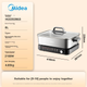 Электрическая кастрюля Midea HGS3528G5 8 л из нержавеющей стали без покрытия, разборная - изображение 5