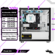 Корпус Great Wall Archimedes 2 M-ATX з Type-C 3.2 та водяним охолодженням 240 мм, білий - зображення 10
