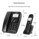 Телефон беспроводной PHILIPS DCTG182 стационарный DECT с громкой связью, черный - изображение 11