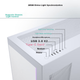 Корпус для настольного компьютера PHANTEKS NV5S белого цвета, без стоек, с панорамным обзором, форм-фактор E-ATX (поддержка водяного охлаждения 360 мм / двойной кабель RGB ARGB / Type-C 3.1 / совместимость с RTX 4080 Super) - изображение 9