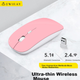 Беспроводная Bluetooth-мышь DiyiGongfang Ultra-Thin Dual-Mode, совместимая с Apple, для MacBook Pro/Air/13/14/m1/m2/iPad, планшетов и ноутбуков, перезаряжаемая. - изображение 2