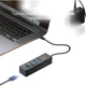 Хаб Chuanyu USB Type-C 3.2 Gen2 на 4 порта, 10 Гбит/с, с питанием Type-C - изображение 1