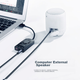 Звукова карта UGREEN 50599 USB — 3.5 мм для наушников и микрофона, 1 м - изображение 3