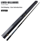 Кий LIVEX TS02 для більярду з вуглецевого волокна розбірний з чохлом, чорний - зображення 5