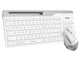 Клавіатура + миша бездротова A4tech FB2535C Icy White - зображення 3