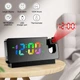 Проекционные часы с поворотом 180°, LED-дисплей, USB, термометр, будильник - изображение 5