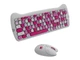 Клавіатура + миша бездротова Canyon HSET-W6 Kitty Edition Pink (CNS-HSETW6PK) - зображення 12