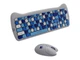 Клавіатура + миша бездротова Canyon HSET-W6 Kitty Edition Blue (CNS-HSETW6BL) - зображення 11