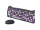 Клавіатура + миша бездротова Canyon HSET-W6 Kitty Edition Violet (CNS-HSETW6VT) - зображення 12