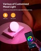Приліжковий смарт-світильник Hevri RGB, з регулюванням яскравості, сумісний з Alexa і Google Home - изображение 2