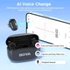 Бездротовий мікрофон BoyaMini для iPhone/iPad Lightning (2 шт), AI голос, шумозаглушення - изображение 5