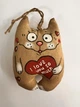 Брелок-Позитивник Котик I love you so much - зображення 1