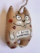 Брелок-Позитивчик Котик I bring happiness - изображение 3