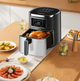 Аэрофритюрка Sokany SK 10052 1700W Аэрогриль безмасляная мультипечь для приготовления без масла 7 л с сенсорным управлением - изображение 7