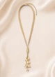 Кольє сотуар з намистинами бежевий Gelsomini bijoux 16-022 - One size - бежевий - зображення 1