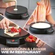 Блинница Clatronic 900 Вт 29 см с антипригарным покрытием терморегулятором и термоизолированным корпусом для быстрого приготовления - изображение 2